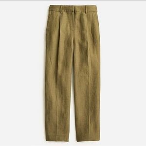 J. Crew Women’s Linen Cupro pleated Trousers